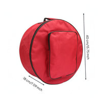 Snare Drum Bag Zippered Pocket Instrument Carrier Black Trim