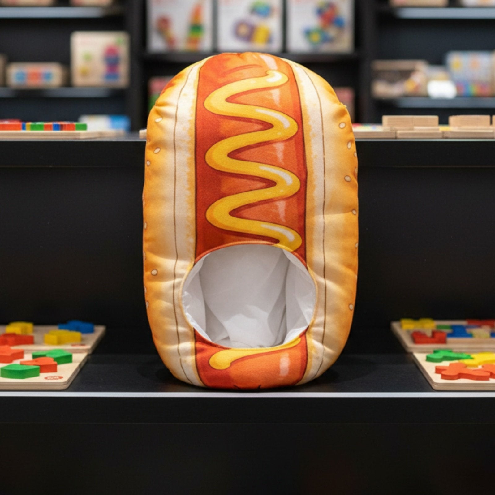 Hot Dog Hat Cute Hot Dog Head Cover Eye-Catching for Party, Festivals, Kids