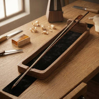 Baroque Cello Bow Shaped Frog Snakewood Cello Bow Wooden Finish