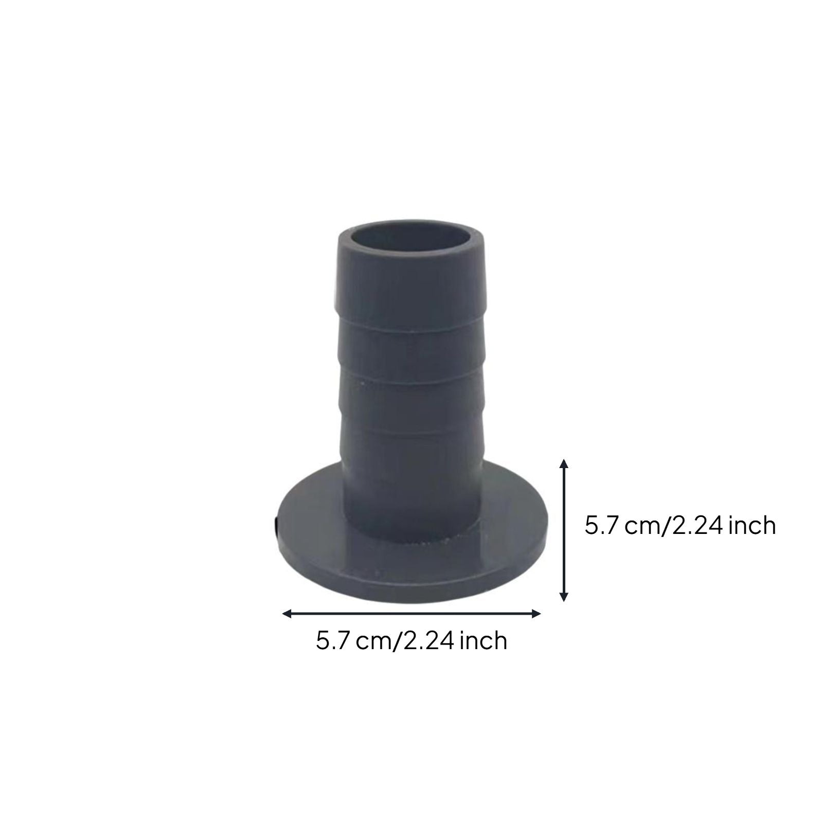 Aquarium plastic pump adapter