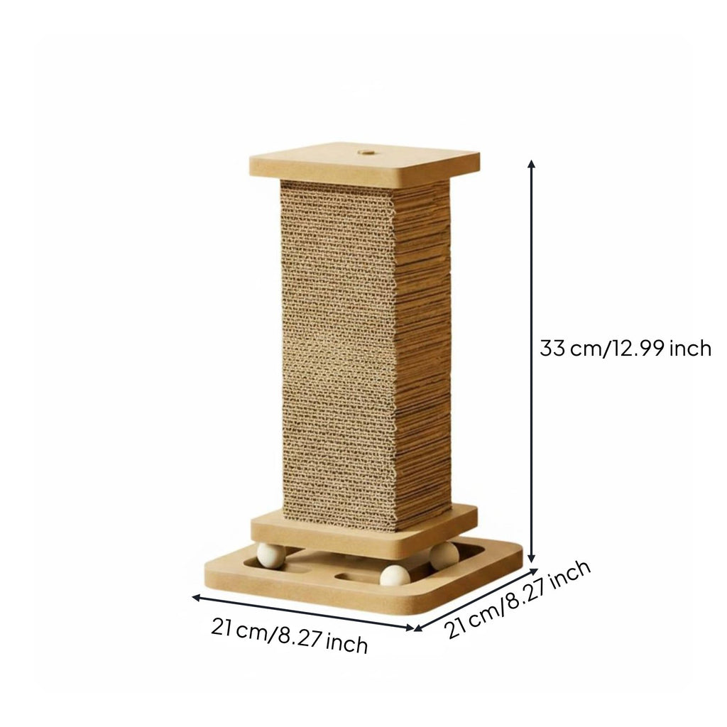 Cat Scratching Pad Multi-Use Vertical Cat Scratcher Stable Base Vertical Scratcher for Indoor