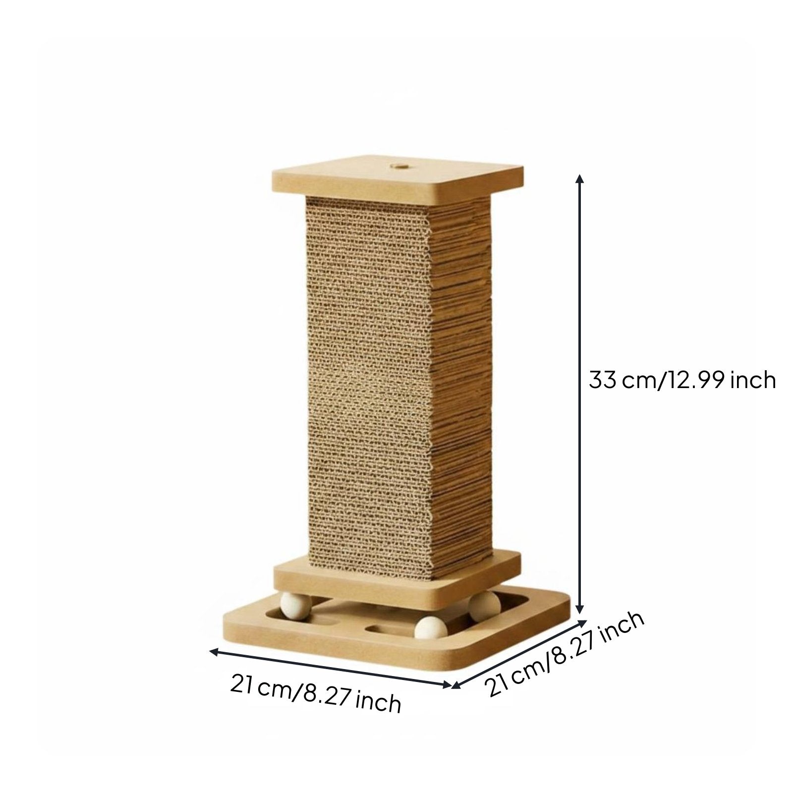 Cat Scratching Pad Multi-Use Vertical Cat Scratcher Stable Base Vertical Scratcher for Indoor