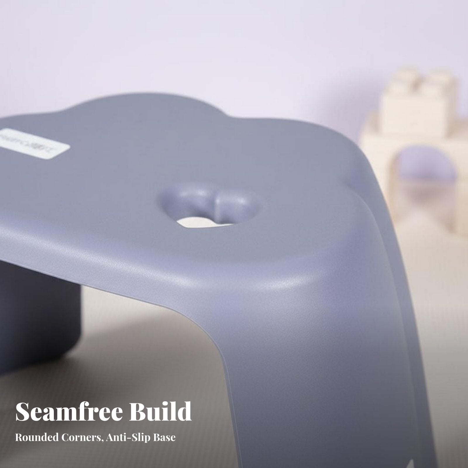 CumulusShaped Seat Cartoon Design Small Stool Cute Appearance for infants, Parents