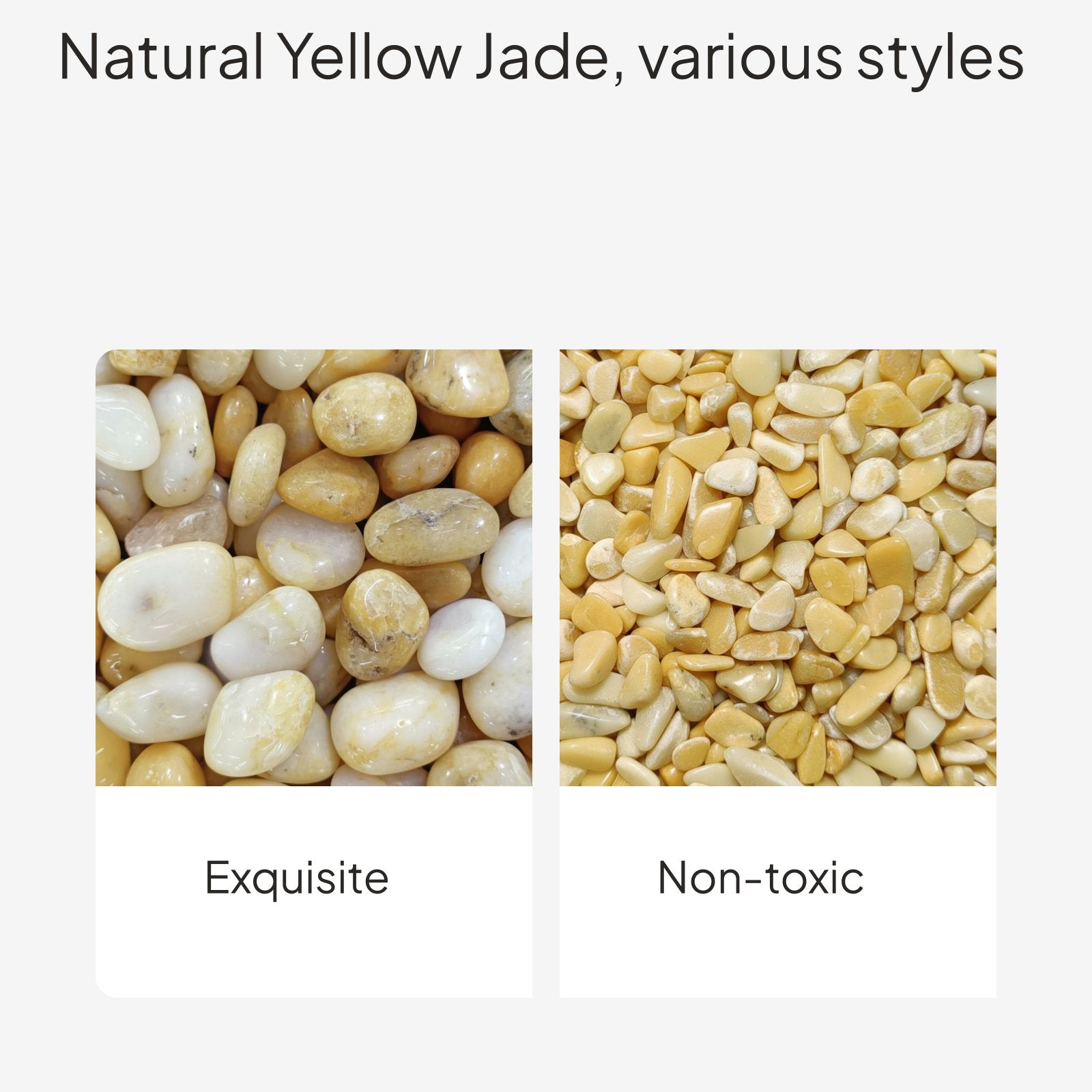 Golden Greenstone Gravel for Aquariums, Pots, Landscaping