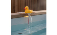 Floating Duck Thermometer Includes Tether String Cartoon Duck Bath Thermometer