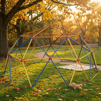Kids Climbing Dome -Colorful Climbing Structure Frame Holds Playground Equipment for Ages 4 to 10, Children, Backyard