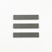 3 Pieces Track Crossing Panels Fine Detailed Model Crossing Plates Compatible