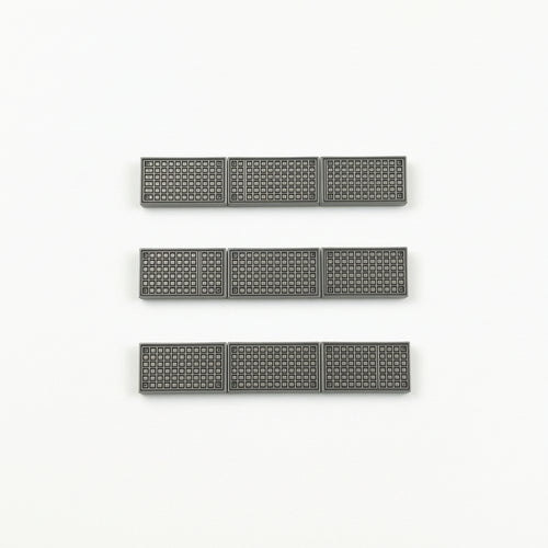 3 Pieces Track Crossing Panels Fine Detailed Model Crossing Plates Compatible