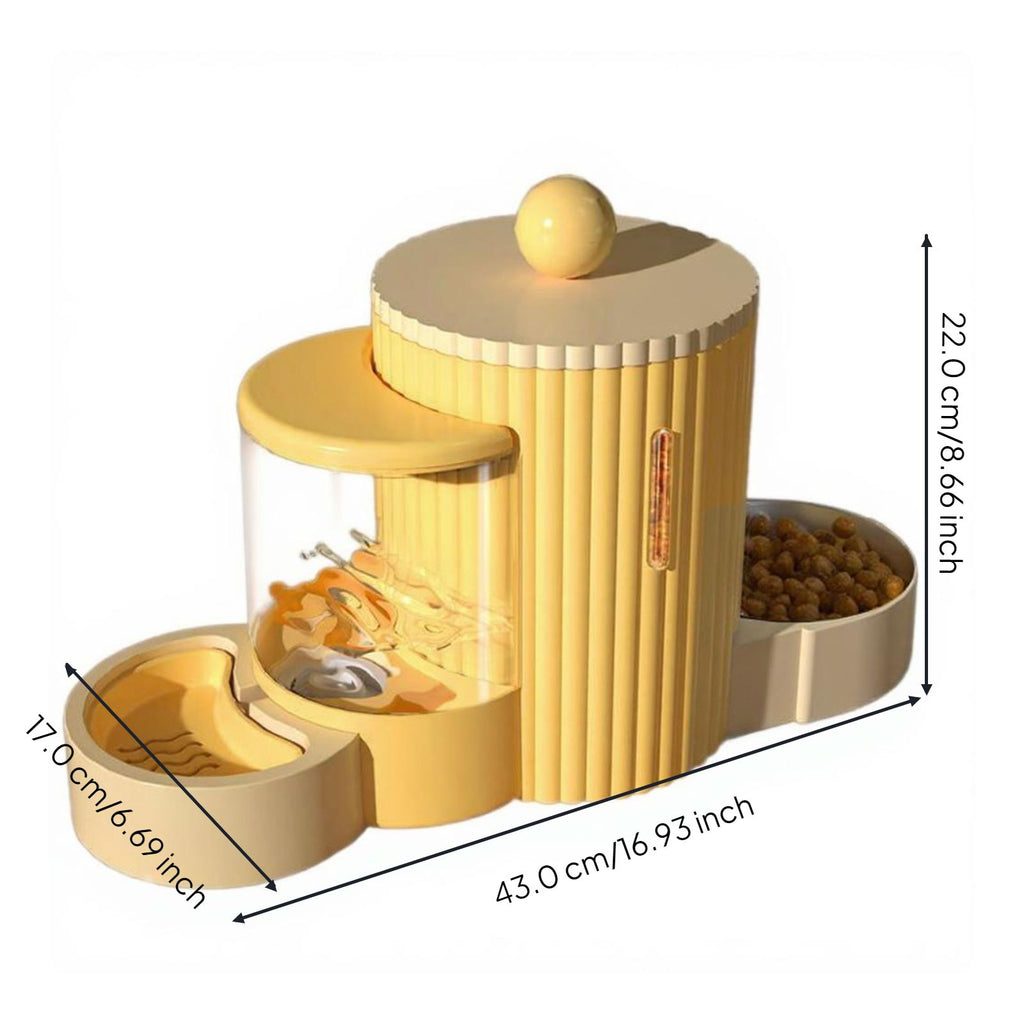 Automatic water dispenser cat bowl