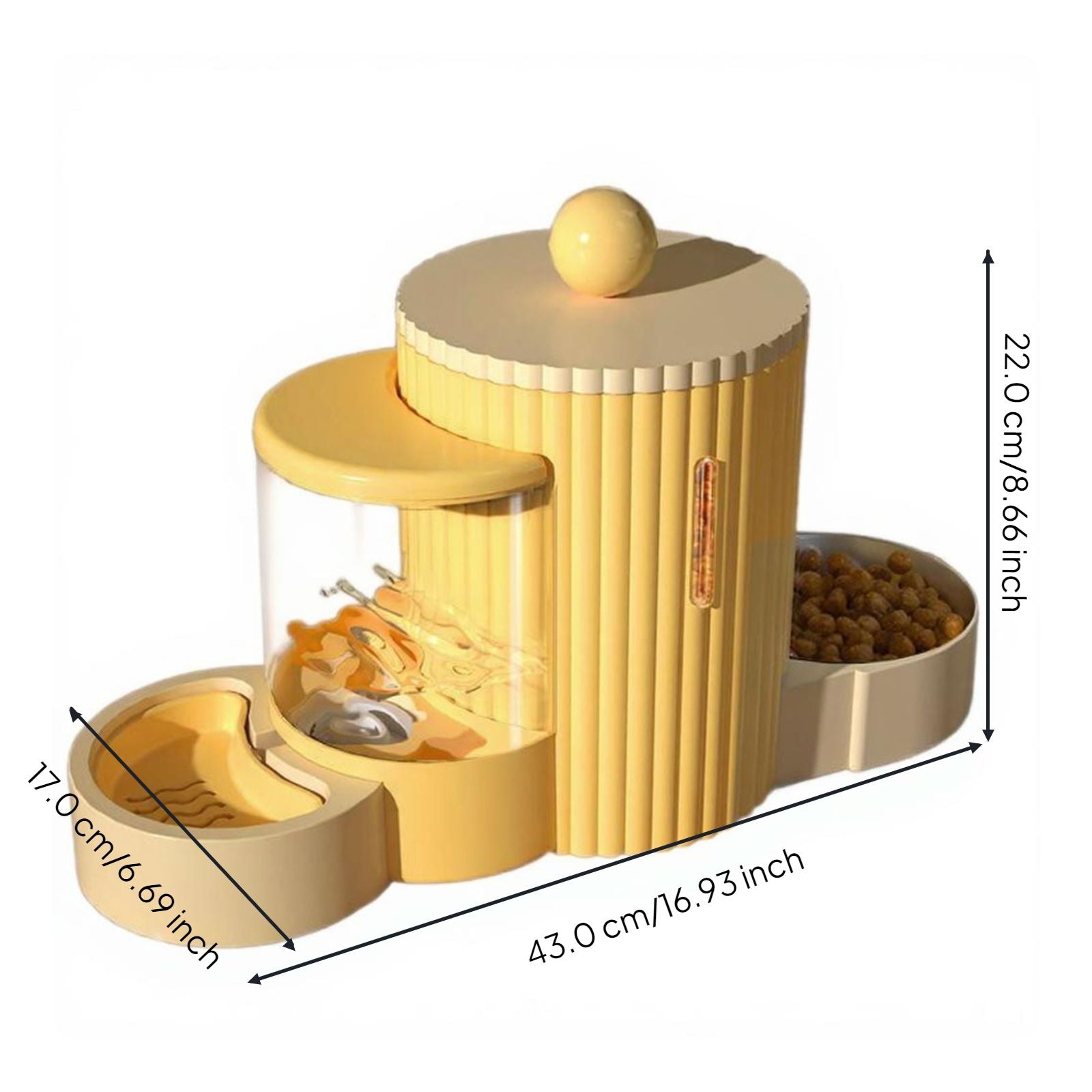 Automatic water dispenser cat bowl