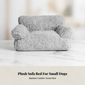 Soft Dog Bed, Cotton Plush Sofa Bed, Winter Warmth, For Small Breeds