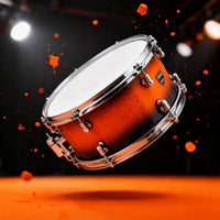 Marching Snare Drum Stainless Steel Rims 14 Inch Snare Drum Construction Percussion Instrument for Students