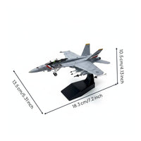 Naval Strike Fighter Jet Model Collector Quality F18 Prize Hunters Jet Detailed Carrier-Based Fighter Model for Collectors