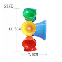 8 Tone Rotating Bell Educational Revolving Melody Bells Bright Colors