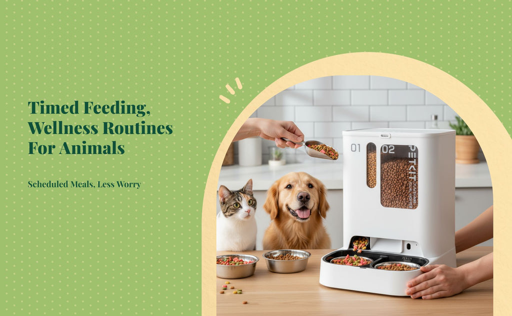 Smart Automatic Pet Feeder with Camera, Large Capacity