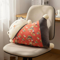 Cat Throw Pillow Comfort Cat Travel Pillow Portable Comfort Item for Office