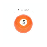 16 Pieces 44 Mm Billiard Ball Set Easy to Read Numbers 16 Ball Billiard Set
