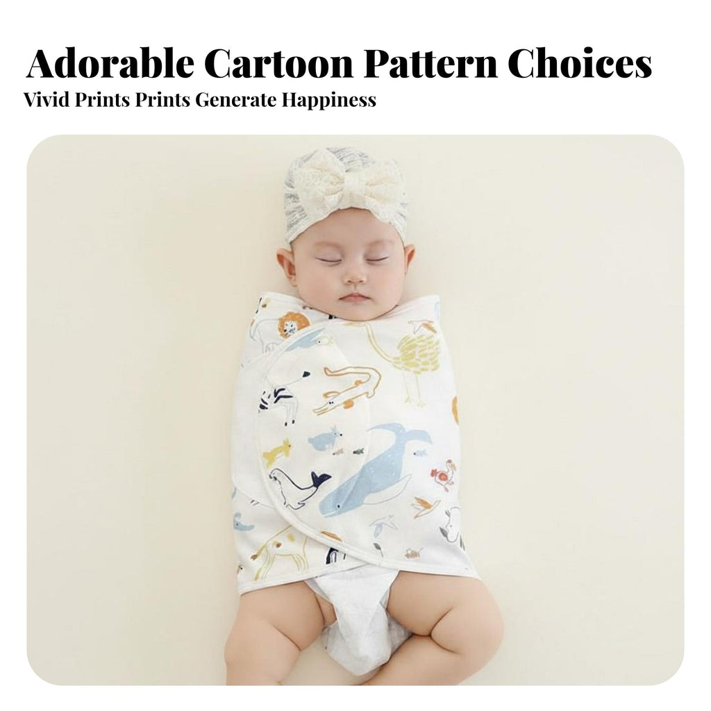Adjustable Swaddle Wrap Soft & Breathable sleep bag Easy to Use for Newborns
