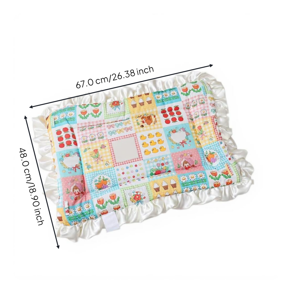 Non-slip reversible dog crate mat