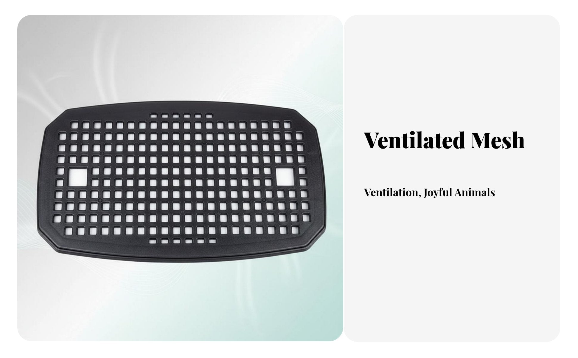 Pet Carrier Mesh Tray Elevated Crate Floor Crate Floor Mat Paws Pet Cage Mesh Tray for Cat Owners, Airline Travel