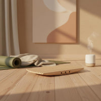 Wooden Wobble Board Sturdy Foot Massage Board Non-Slip for Home