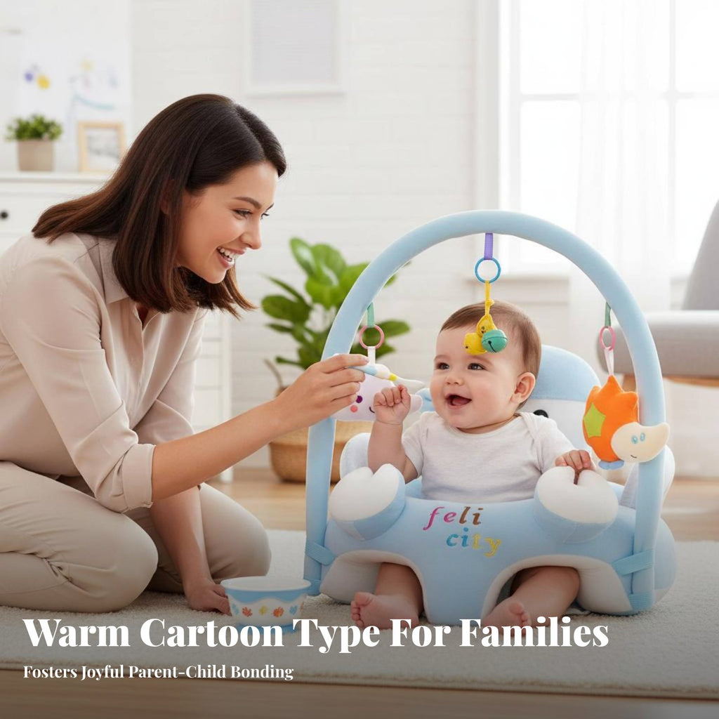 creatureShaped Sit-up Assistant Machine Washable Baby Seat Easy to Wash