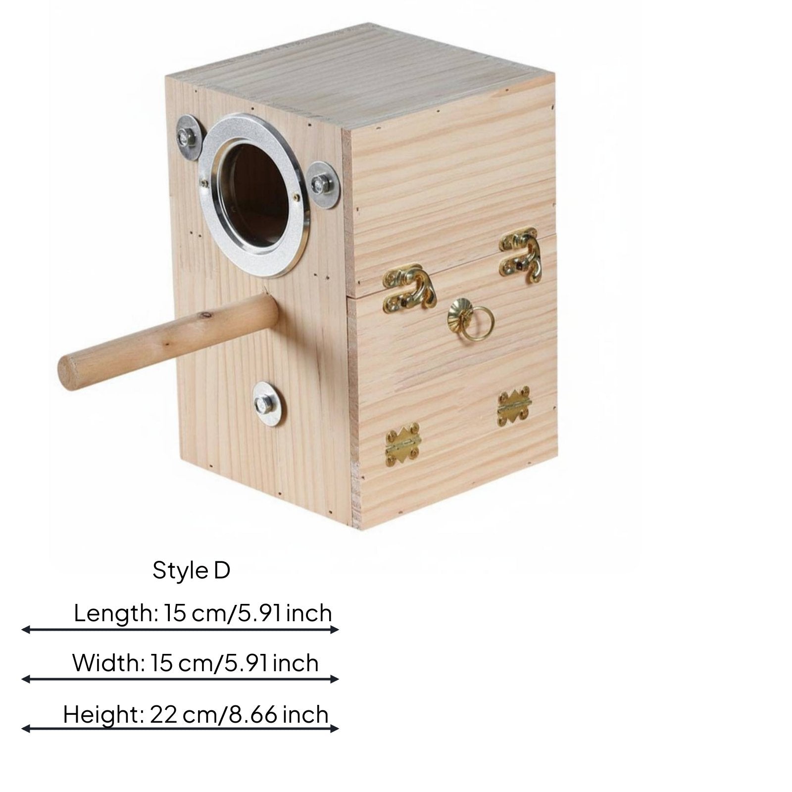 Parrot Breeding Box Secure Mounting Parakeet Breeding Box Built-in Perch