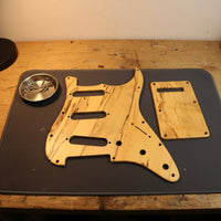 SSS Electric Guitar Pickguard Replacement Part Wood Guitar Pickguard Decorative