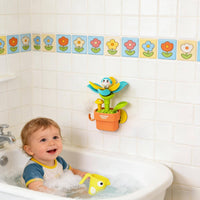 Bath Flower Pot Toy Colorful Rotating Flower Toy Interactive for Toddlers