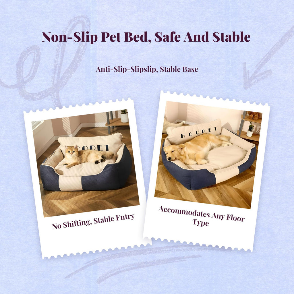 Orthopedic dog bed, washable cover