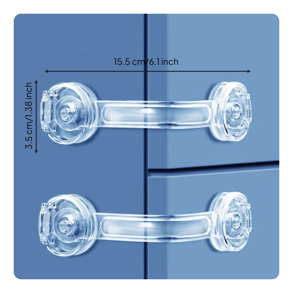 Toddler Guard Lock, Infant protected Cabinet Latch, Prevents Opening, Easy Installation, Multi-Purpose Drawer Lock