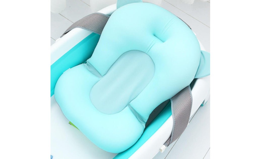 Infant Bathtub Sling Mat Anti-Slip Newborn Bath Support Pillow Quick Dry