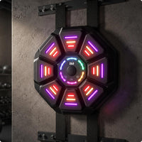 Music Boxing Machine LED Light Wall Mounted Punch Target Soft Strike Surface