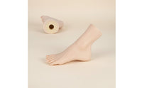 Realistic Female Foot Lifelike Texture Acupuncture Training Model Separated Toes