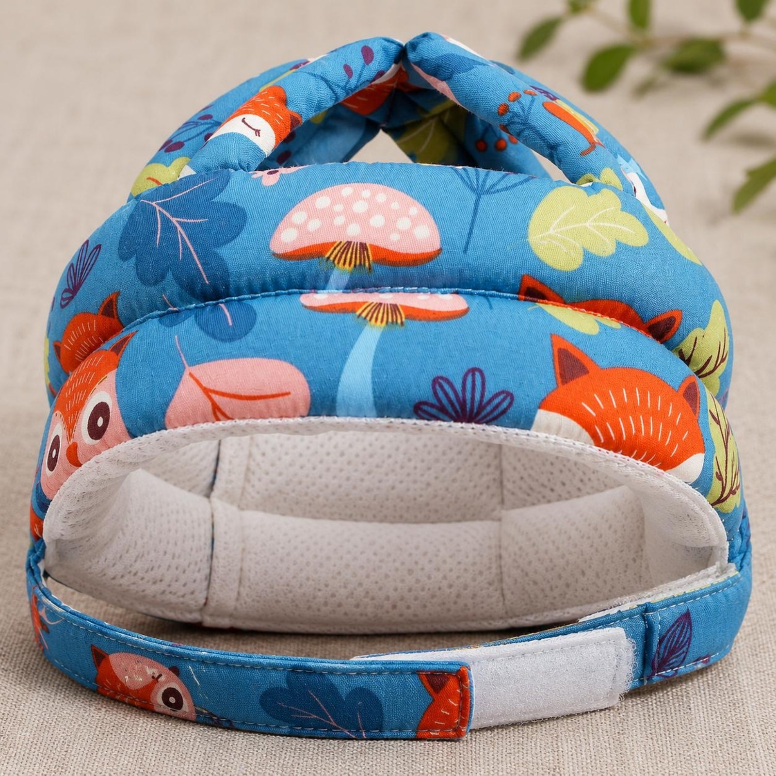 Infant Head Protection Hat Breathable Padded Hat Shock-Absorbing Learning-to-Walk Helmet for Infants