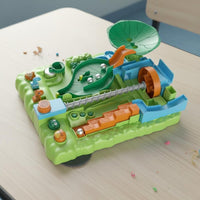 Marble Game Hand-Eye Coordination Mechanical Track Puzzle Interactive Play Obstacle Course Toy for Tabletop