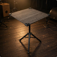 Folding Percussion Table Space Saving Music Equipment Stable Base for Musicians