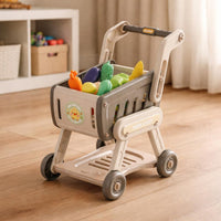 Pretend Play Shopping Trolley Social Skills Toy Shopping Trolley for Playroom