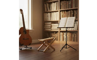 Wooden Guitar Footstool Solid Wood Adjustable Guitar Foot Pedal Stable