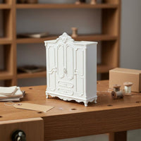 Dollhouse Cabinet European Design Miniature Cabinet 1:12 Scale for Pretend Play