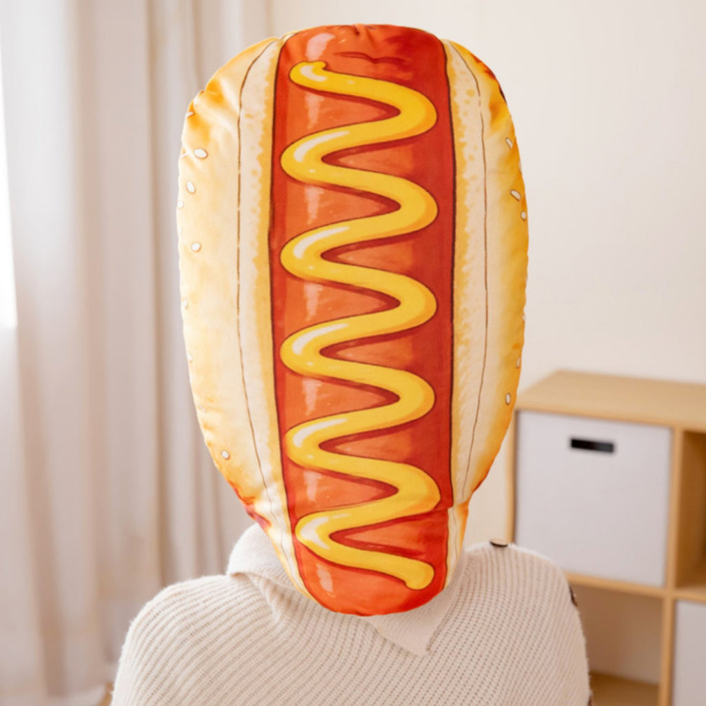 Hot Dog Hat Cute Hot Dog Head Cover Eye-Catching for Party, Festivals, Kids