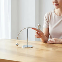 Metal Balancing Tumbler Conversation Starter Kinetic Art Balance Toy for Office