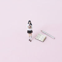 JK Schoolgirl Figure 3D Printed School Outfit Doll Color Painted