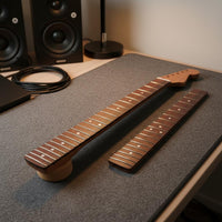 ST6X Electric Guitar Neck Long-Lasting Build Hardwood Guitar Neck Polished