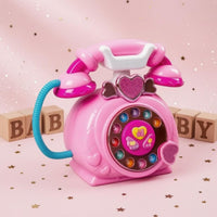 Music and Story Phone Glossy Plastic Princess Phone Toy Colorful Buttons