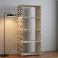 Iron Shelf Unit Simple Design Storage Rack Floor Standing for Home Organizing