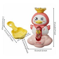 Duck Water Wheel Toy Battery Non-Powered for Infants