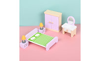 Miniature Wooden Furniture Set Pastel Children'toy Screen-Unrestricted Fun