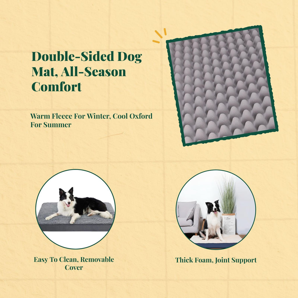 Orthopedic Dog Bed Removable Cover, Non-Slip, Joint Support