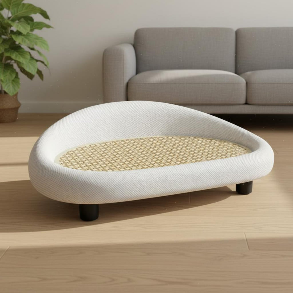 Hot Weather Cat Bed elevated sofa couch Breathable Mesh Cooling Cat Bed Pet Furniture for Indoor